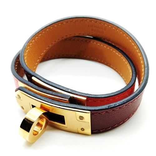 Hermes bracelet pinks bordeaux - pinks,