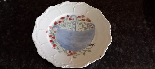 Assiette décorative - , en