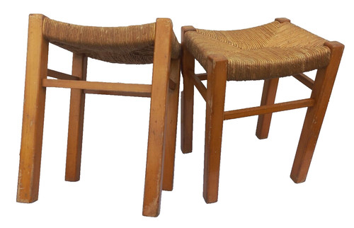 Tabouret bois minimaliste