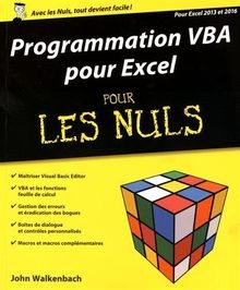 Programmation vba pour - pour, excel