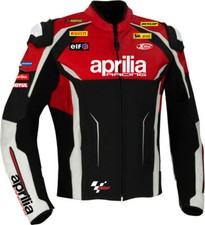 Aprilia Veste Motard en Cuir