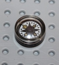 Boussole Lego Minifig Utensil Compass Fleur de Lis 70001pb02 set 6280 6290 6286