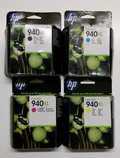 4 x HP 940XL Original Set Office Jet OffiveJet Pro 8000 8500 A OVP DATE 2019