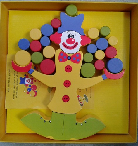 Coocoo rocking clown blue - clown,