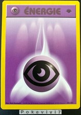 Carte Pokemon ENERGIE PSY 101/102 Set de Base Wizards EDITION 1 FR