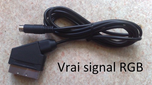 Câble vidéo rgb pour - vidéo, sega