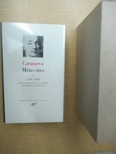 Casanova "Mémoires T II 1756-1763"   Bibliothèque de La Pléiade 1970