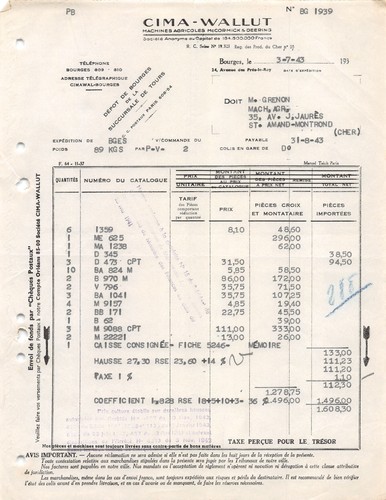 1943 cima wallut tours - wallut,
