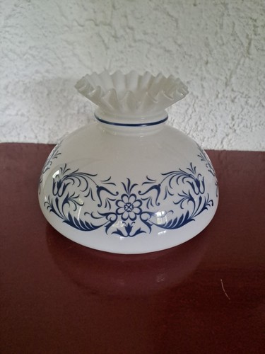 Globe collerette opaline - globe,