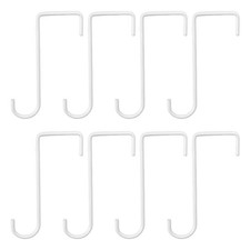 Crochets de patio solides 8 pièces cintres en métal pour mangeoires à oiseaux