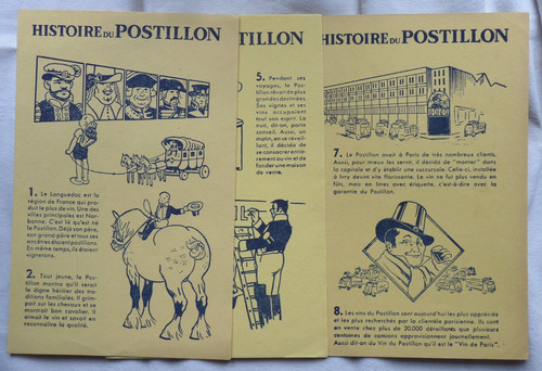 Buvard vins postillon - -,