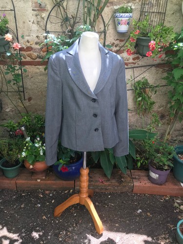 Tres chic veste blazer grise - veste,