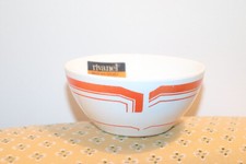 BOL BLANC ET ORANGE VINTAGE