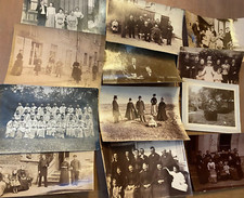12 photographies anciennes," 1900", lot