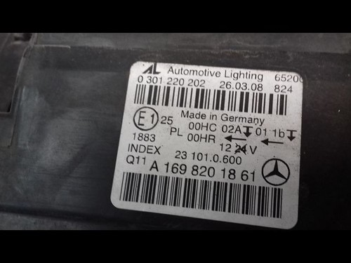 Eclairage droit mercedes benz - eclairage,