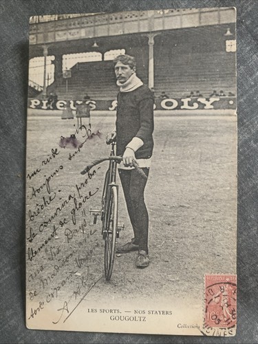 Carte postale cyclisme - carte,