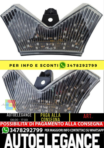 Phare arrière moto led en - arrière,