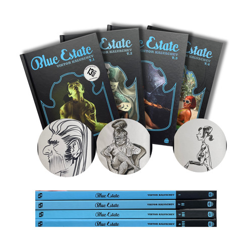 Blue estate tomes à - –,