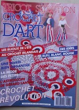 § catalogue ancien Tricot sélection CROCHET D'ART n° 138 - juin 1989