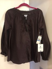 Caribbean Joe Women's Top Size