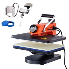 VEVOR Presse à Chaud 30,5x38 cm 5-en-1 Transfert par Sublimation pour T-shirt