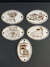 Vintage lot de plaques