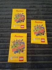Lot de 3 pochettes cartes Lego Auchan neuve neuf