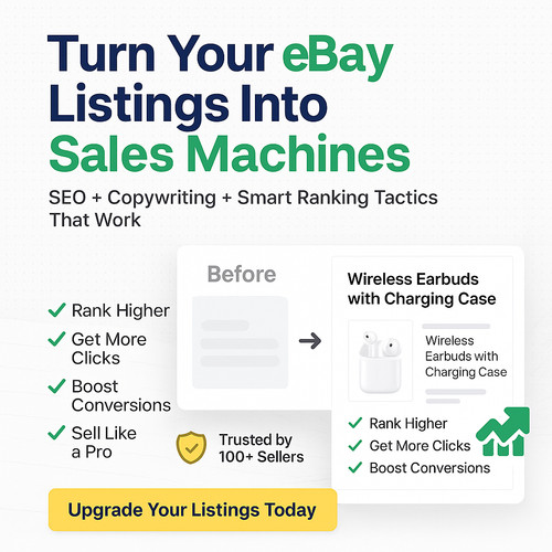 Ebay seo listing upgrade - seo, |