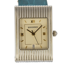 BOUCHERON - Reflet - Montre en acier à boitier rectangulaire à mouvement quartz