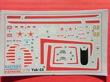 DECALS YAK-52 - 1/72 - EASTERN