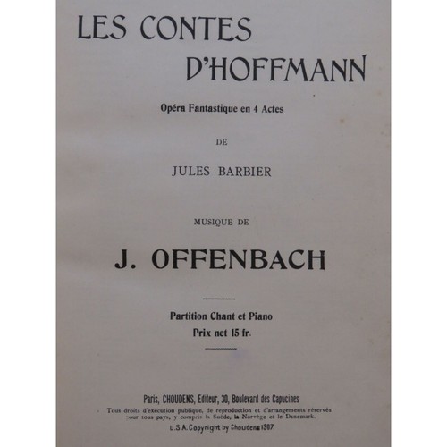 Offenbach jacques les contes - jacques,