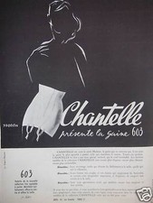 PUBLICITÉ 1958 LA GAINE