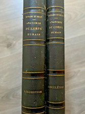 BONAMY & BEAU : ATLAS D'ANATOMIE DESCRIPTIVE DU CORPS HUMAIN . 2 VOL. MASSON, EO