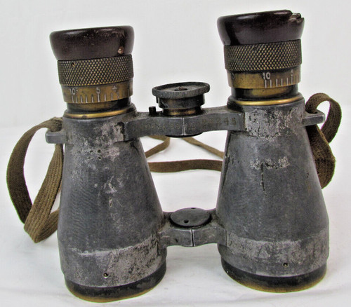 Vtg wwi german binoculars emil - vtg,