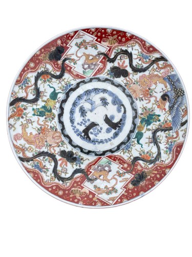 Grand plat imari style - plat,