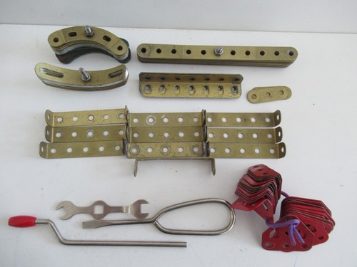 Lot pièces meccano - pièces,