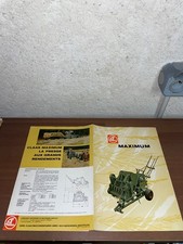 brochure prospekt PROSPECTUS PRESSE CLAAS MAXIMUM tracteur-ih-someca-john deere