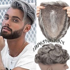 Hommes Toupet Cheveux Humains