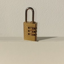 Master Lock modèle 620 Cadenas or, argent avec serrure à combinaison