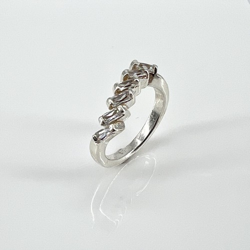 Bague demie alliance argent - demie,