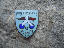 INS 38 . INFANTERIE . MAGINOT . MITRAILLEURS . WW2 . 51°  BMM . A B P D . RARE