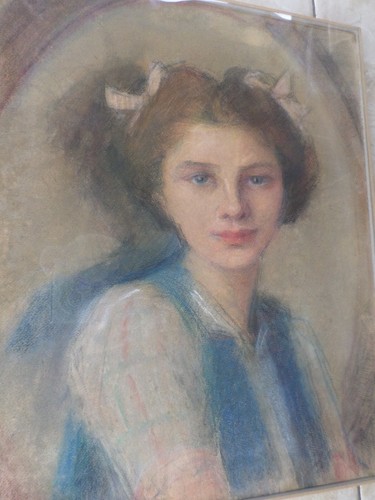 Tableau-dessin/pastel-Portrait