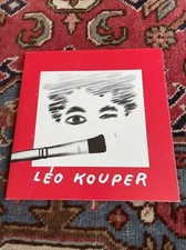 Kouper Léo Catalogue DÉDICACÉ Expo Affiches Toulouse 1984 Charlie Chaplin Rare !