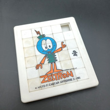 Taquin Zeltron vintage Antenne riddle sliding puzzle - Antenne 2 1981