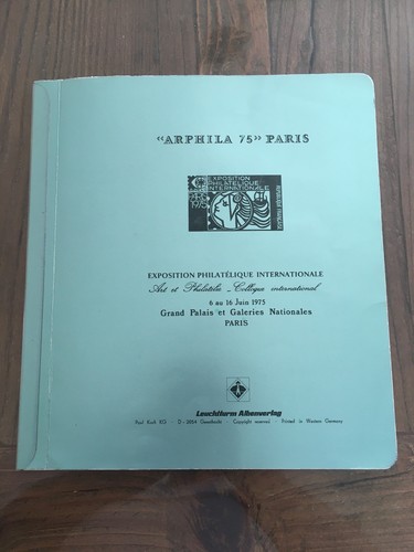Album timbres arphila - 75, paris
