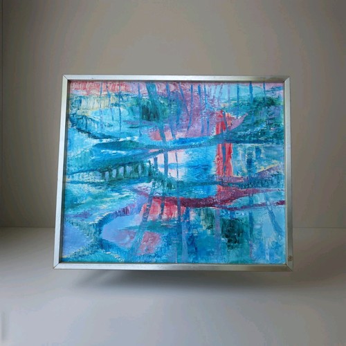 Peinture ancienne huile - ancienne, scène