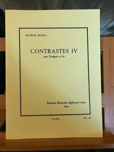 Eugène bozza contrastes - contrastes, iv