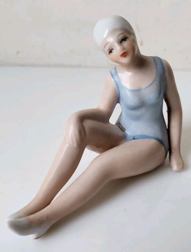 Figurine vintage baigneuse pin - figurine,