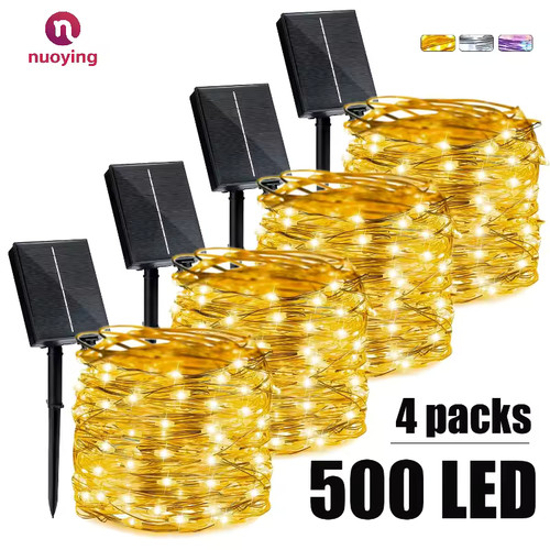 Guirlande solaire led - guirlande,