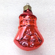 Ancien ornement de Noël en verre vintage décoration sapin de Noël chat en bottes